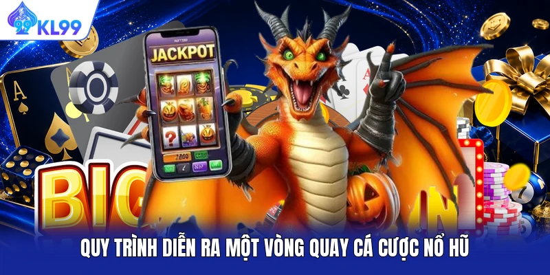 Quy trình diễn ra một vòng quay cá cược nổ hũ